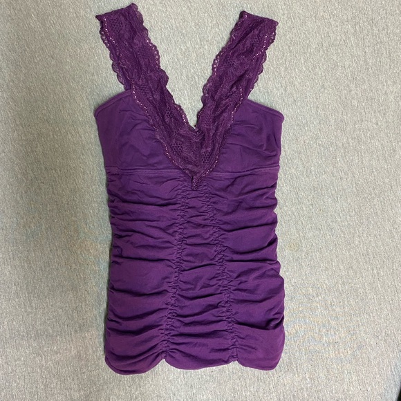 Free People Tops - NWOT Free People Rouched Cami Tank Size Medium